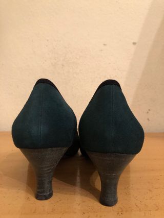 BALLCO - zapatos bailarinas mini tacon 38,5