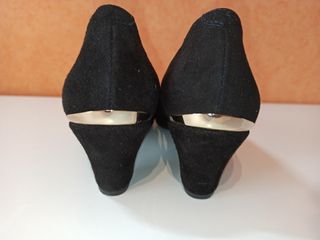 Zapato vestir mujer ante negro D' Chicas