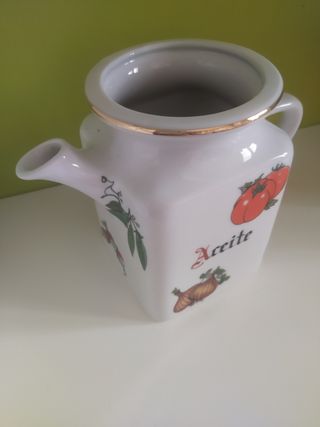 Aceitera de cerámica