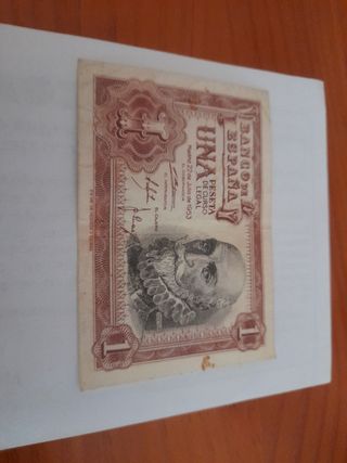 Billete de 1 peseta