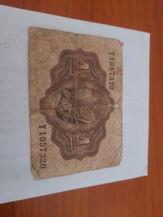 Billete 1 peseta