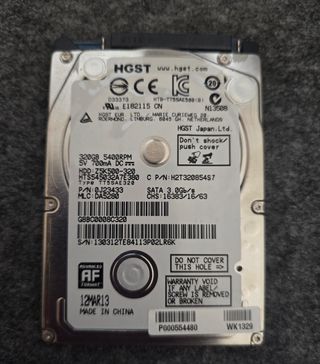 Disco Duro HDD 2.5 320GB portátil 