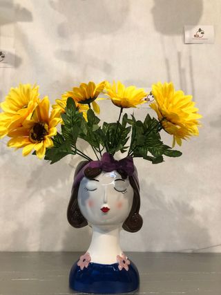 vaso portafiori ceramica stile vasetto arredo