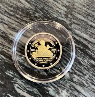 Moneda. 2.-€PROOF. Vaticano. San Tommaso Aquino