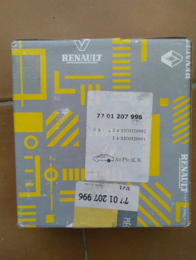4 Pastilhas Travão Renault. 30€