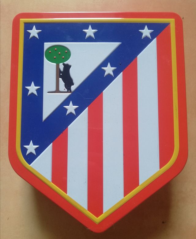 Caja metálica Atlético de Madrid OFICIAL