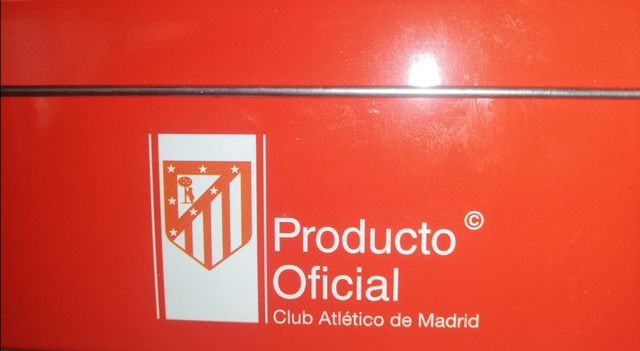 Caja metálica Atlético de Madrid OFICIAL