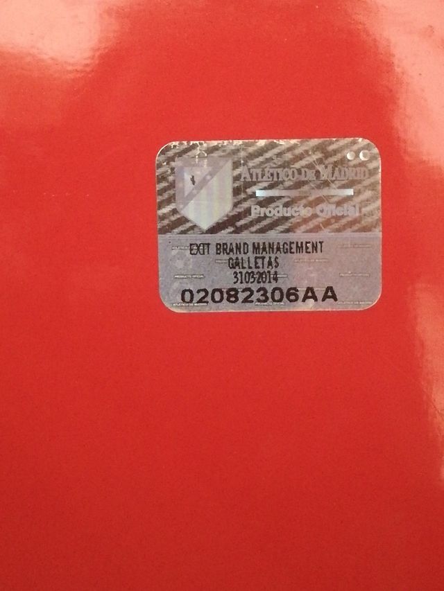 Caja metálica Atlético de Madrid OFICIAL