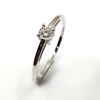 SOLITARIO ORO 18K BRILLANTE 0.080 CT