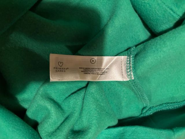 felpa verde primark