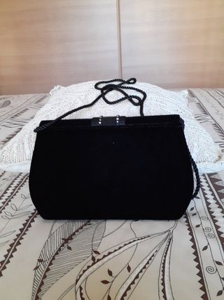 Bolso terciopelo. 