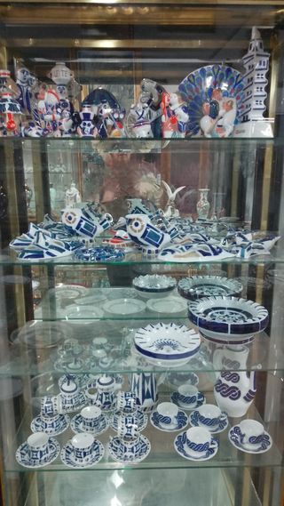 Sargadelos varias figuras y jgo café 