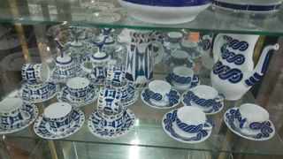 Sargadelos varias figuras y jgo café 