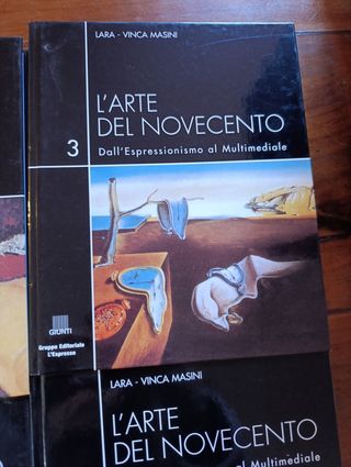 7 volumi L'Arte del Novecento 