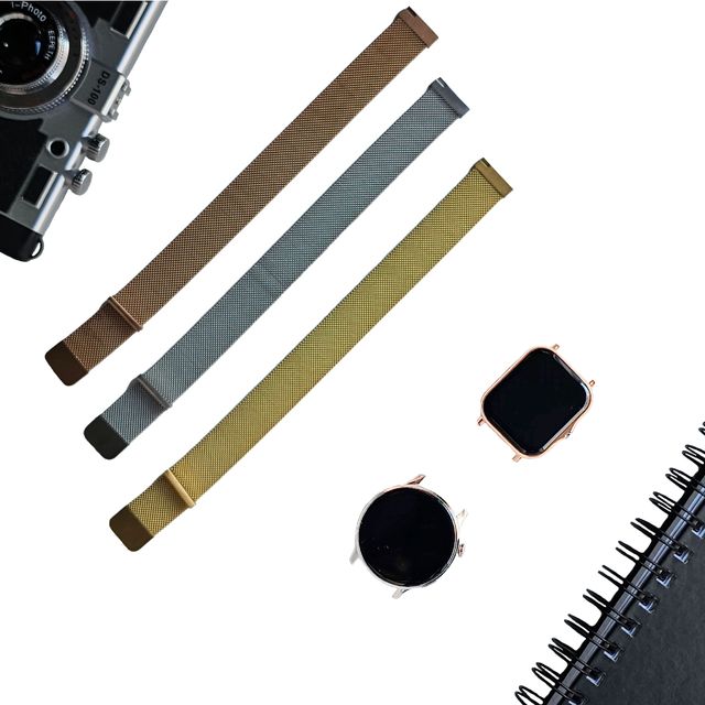 Correa magnética de malla en acero inoxidable