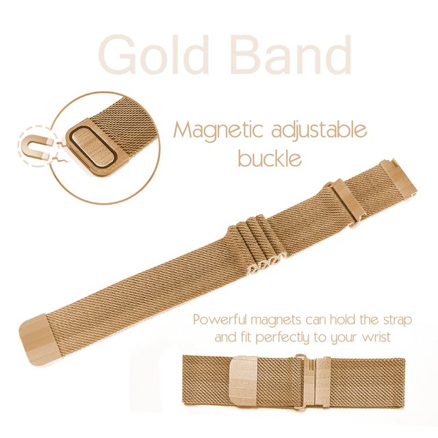 Correa magnética de malla en acero inoxidable