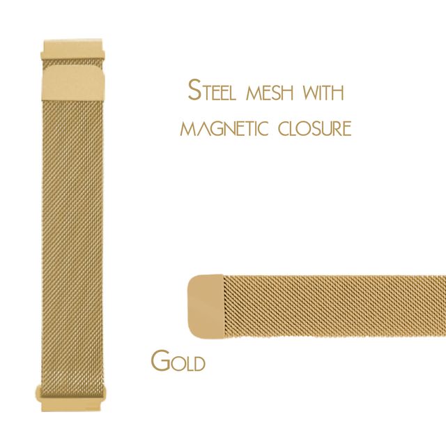 Correa magnética de malla en acero inoxidable