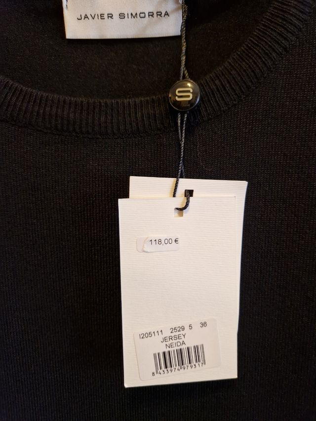Jersey negro Javier Simorra