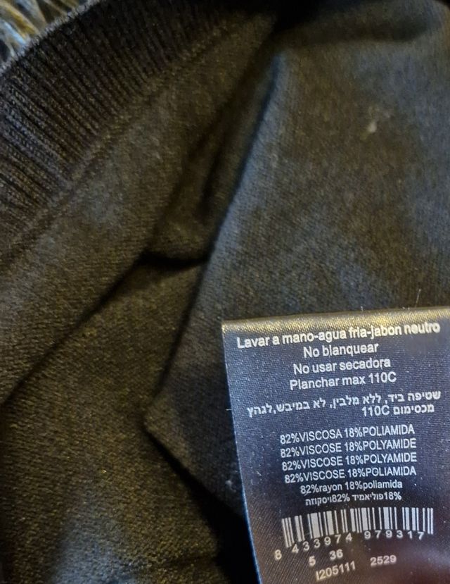 Jersey negro Javier Simorra