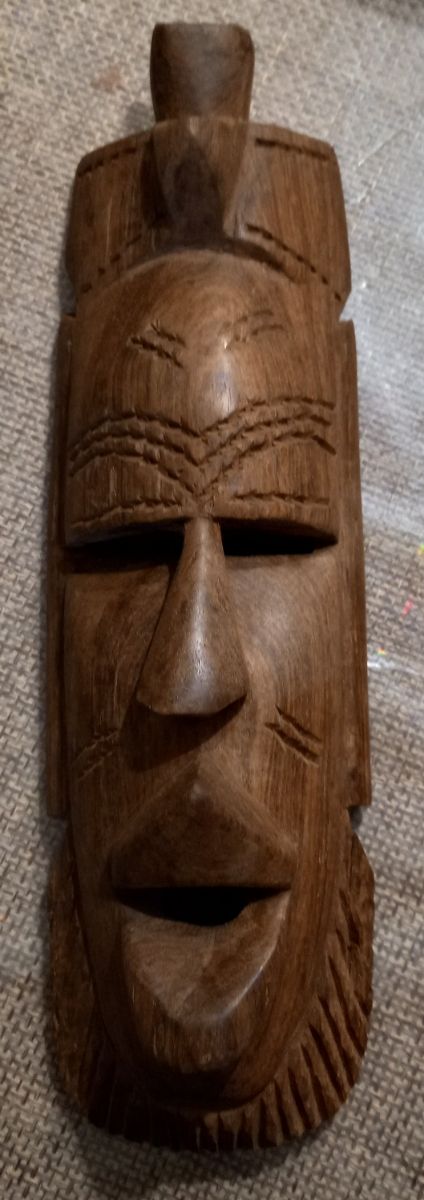 Maschera african in legno.