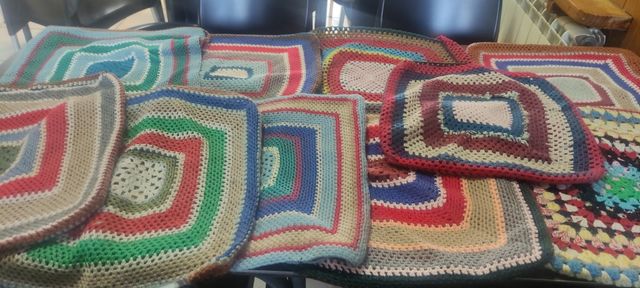 Funda cojín ganchillo