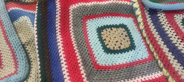 Funda cojín ganchillo