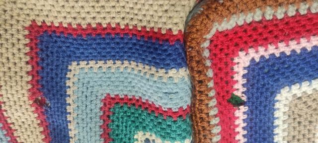 Funda cojín ganchillo