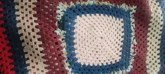 Funda cojín ganchillo