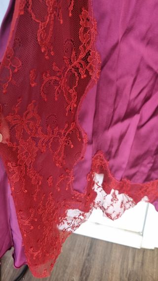 Vestido lencero Zara