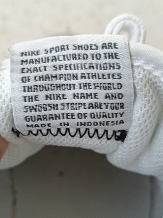 Zapatillas Nike Court Vintage blancas. Talla 42.