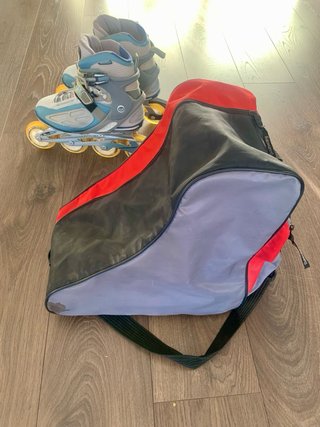 Patines línea. 39 Opción bolsa transporte y +