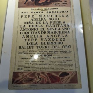 Cartel flamenco