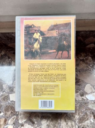 Cinta VHS " los forajidos de río bravo "