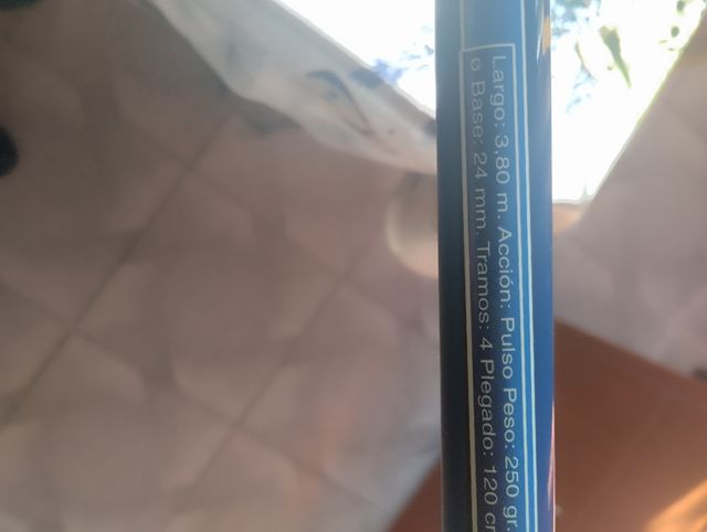 Caña telescópica de 3.80 más carrete