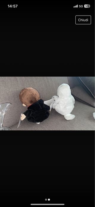 Peluche Harry Potter e Hedwig