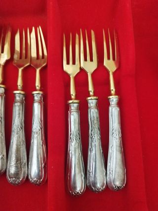 Juego servicio tarta antiguo