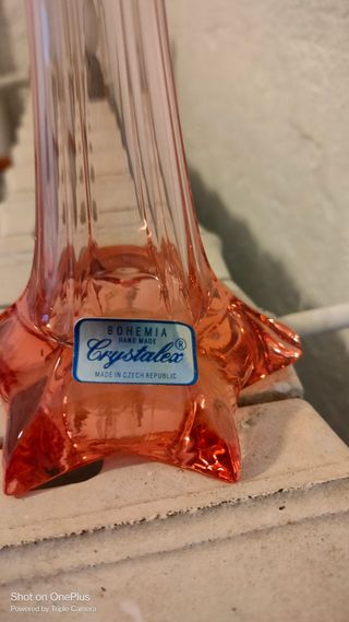 Vaso monofore cristallo di bohemia