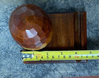 Calamaio in legno art deco anni 1930