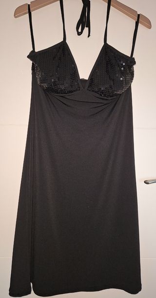 Vestido negro sin tirantes Pimkie (Fiesta)