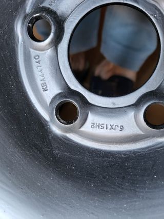 N.4 cerchi acciaio 5 fori R15