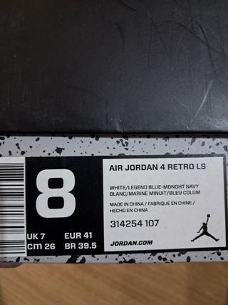 Nike jordan 4 columbia