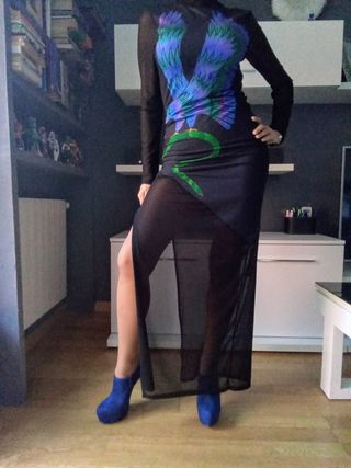 VESTIDO SEXY SIN ESTRENAR CON ETIQUETA 