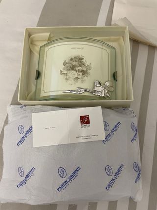 Cornice portafoto d’argento nuova 