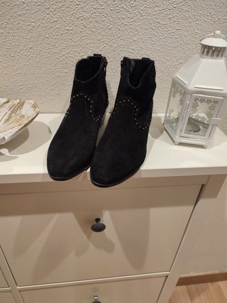 Botines de piel Cortefiel número 37