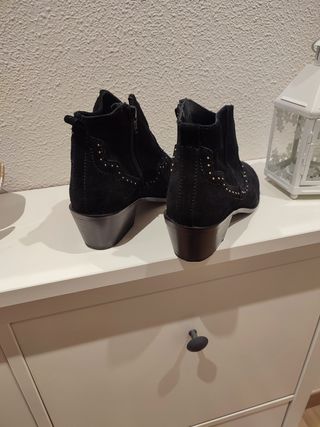 Botines de piel Cortefiel número 37