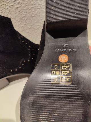 Botines de piel Cortefiel número 37