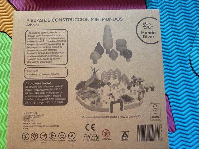 Accesorios de construcción arboles verdes