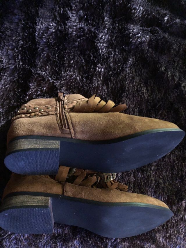 Zapatos chica botines indios