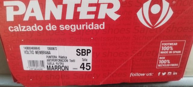 Botas seguridad panter voltio