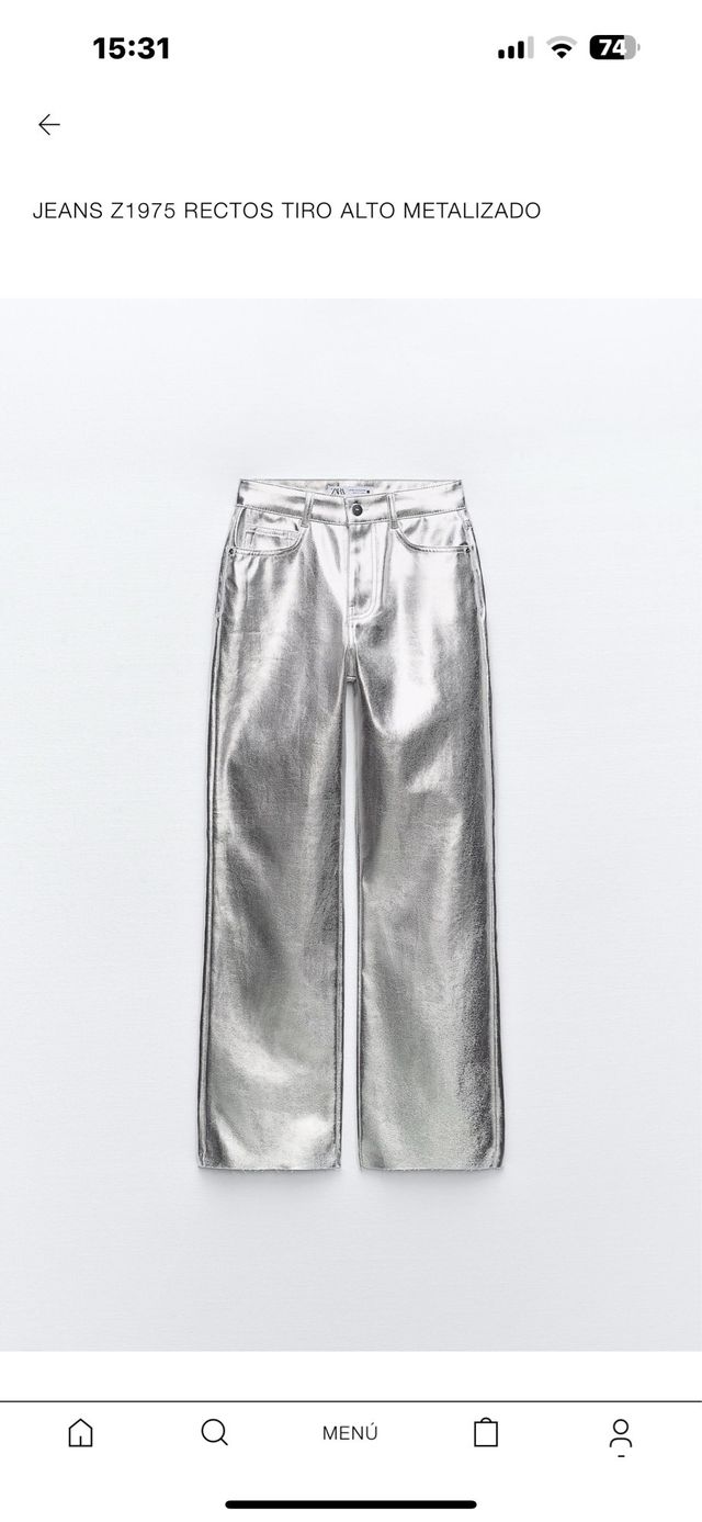 Pantaloni Zara meralizzati